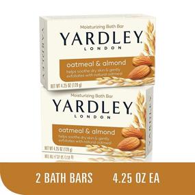 img 3 attached to 🛁 Yardley London Oatmeal and Almond Moisturizing Bath Bar - 2 Pack, 4.25 oz each