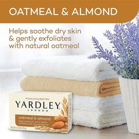 img 2 attached to 🛁 Yardley London Oatmeal and Almond Moisturizing Bath Bar - 2 Pack, 4.25 oz each