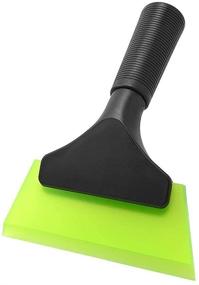 img 4 attached to 🧼 FOSHIO 5 Inch Rubber Blade Small Squeegee: Mini Wiper Window Tinting Tools for Mirror and Glass, Non-Slip Handle - Ideal for Window Cleaning