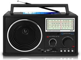 img 4 attached to 📻 Ultimate Handheld Solar Powered Shortwave AM/FM Radio Speaker with Bluetooth/USB/SD Input - Perfect for On-The-Go Enthusiasts