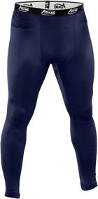 img 1 attached to 💪 Performance-enhancing Adams Men's Compression Tights - Optimize Your Workout!