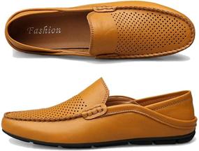 img 2 attached to 👞 Stylish and Comfortable MCICI Loafers: Breathable Men's Slip-On Shoes for Driving and Casual Wear