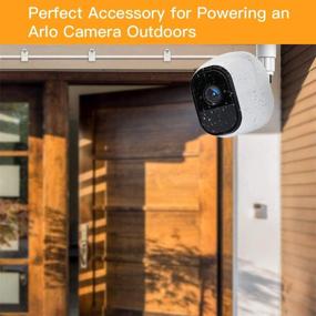 img 2 attached to Arlo Power Cables 10FT and Charger: Weatherproof Indoor/Outdoor Solution for Arlo Pro, Pro 2 & Go Cameras