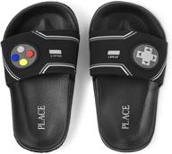 👦 unisex-child gamer slides slipper by the children's place: optimized for online search logo