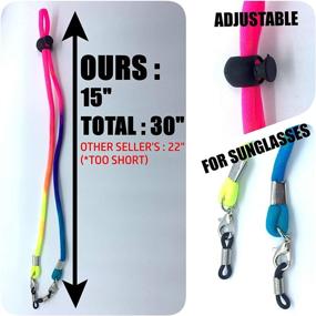 img 2 attached to Lanyard Adjustable Length Holder Car4 3Pk Men's Accessories for Sunglasses & Eyewear Accessories