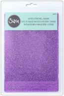 🔮 sizzix standard cutting pads - purple glitter (662142) - 1 pair, one size logo