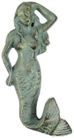 img 2 attached to Mesmerizing Hampton Nautical Mermaid Statue in Antique Bronze – Perfect for Coastal Home Décor