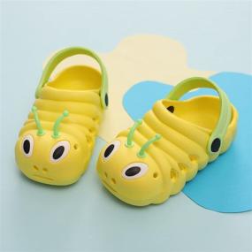 img 1 attached to Juxi Toddler Sandals Cartoon Numeric_4