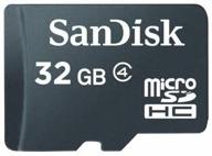 💾 карта памяти sandisk microsdhc 32 гб класса 4 (модель: sdsdq-032g-a11m) логотип