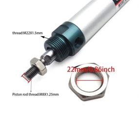 img 2 attached to 🔌 Sydien Pneumatic Cylinder Connector MAL20X75: Efficient and Reliable Performance for Seamless Integration