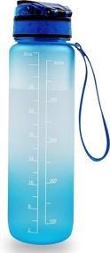 img 3 attached to 💧 32 oz L&amp;N Sports Water Bottle with Motivational Time Marker