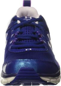 img 3 attached to Classic Athletic Under Armour School Sneaker for Girls – Crystal Shoes