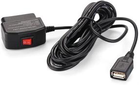 img 3 attached to REARMASTER OBD Power Cable for Dash Camera - 24 Hour Surveillance & Acc Mode with Switch Button, USB Port