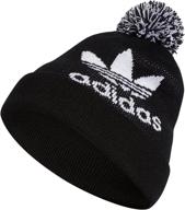 🧢 adidas originals pom ii ballie beanie: unisex stylish winter hat logo