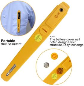 img 1 attached to 🌡️ ALLOSUN ETP109B Stainless Digital Thermometer - Yellow, Temperature Meter