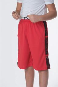 img 2 attached to 🏀 High-Quality Real Essentials Boys' 5-Pack Mesh Active Athletic Performance Basketball Shorts with Pockets