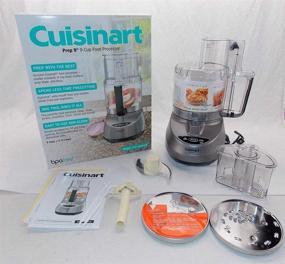 img 1 attached to Cuisinart CFP-9GMPCY 9-Cup Food Processor - Gunmetal: Efficient Kitchen Appliance for Easy Meal Preparation