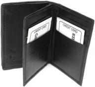 👜 premium black leather bifold wallet with weighted design logo