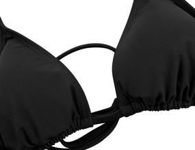 img 1 attached to 👙 ninovino Women Sexy Triangle Bikini Set: Stylish Thong Brazilian Swimwear for a Seductive Beach Look