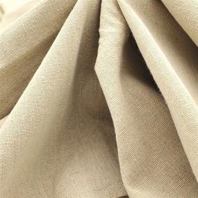 img 3 attached to 🧵 62" by 1 Yard Rose Flavor Natural Linen Aida Cloth - Ideal for Needlework, Embroidery, and Cross Stitching