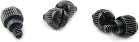 img 1 attached to 💻 Honbay 40PCS Black Zinc Thumb Screws for PC Computer Case - 6#-32x5 M3.5 (40 Pack)