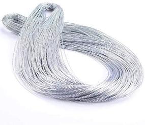img 3 attached to Metallic Jewelry Wrapping Braiding Yards 1Mm Beading & Jewelry Making and Beading Supplies