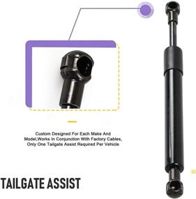 img 2 attached to 🚚 Enhance Your Pickup Truck's Tailgate with Tailgate Assist Shock Struts DZ43105 for 2015-2020 Chevrolet Colorado / 2015-2020 GMC Canyon