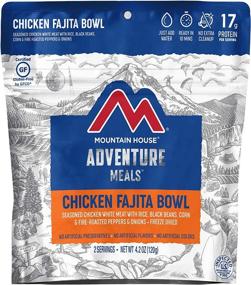 img 3 attached to 🏔️ Mountain House Chicken Fajita Bowl: Freeze Dried Backpacking Food for Camping, Survival, and Emergencies - Gluten-Free!