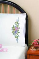 design works crafts embroidery pillowcases needlework logo