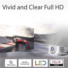 img 3 attached to 🎥 Проектор LG HF60LA Cinebeam - полный HD LED с Smart TV, Bluetooth Sound Out (белый)