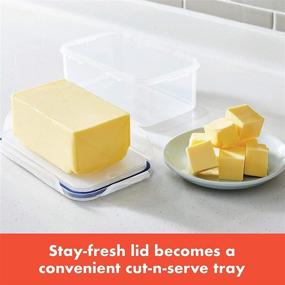 img 2 attached to LocknLock Easy Essentials Food Storage Butter Container - 25 oz, Airtight & BPA Free