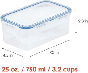 img 3 attached to LocknLock Easy Essentials Food Storage Butter Container - 25 oz, Airtight & BPA Free