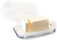 locknlock easy essentials food storage butter container - 25 oz, airtight & bpa free логотип