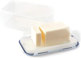 img 4 attached to LocknLock Easy Essentials Food Storage Butter Container - 25 oz, Airtight & BPA Free