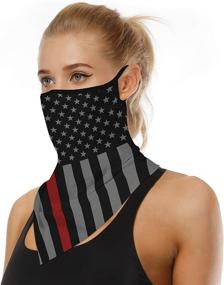 img 3 attached to 🧣 YAYOUREL Neck Gaiter Face Mask: Multi-functional UV Protection Bandanas for Men and Women