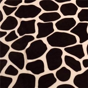 img 1 attached to 🐆 Brandream Flannel Double-Sized Reversible Throw Blanket: Ultra-Plush Bed, Sofa, Couch Blanket in Brown Leopard Print - 78x90 inches