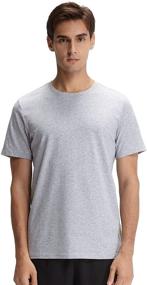 img 4 attached to 👕 Cotton Regular Fit Fashion Men's Clothing Sleeve T Shirt - Shirts