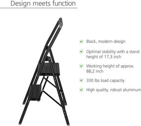 img 2 attached to WENKO Aluminium Lightweight Stepladder Dimensions