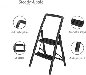 img 3 attached to WENKO Aluminium Lightweight Stepladder Dimensions