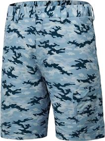 img 4 attached to 🎣 BASSDASH Men's Fishing Cargo Shorts FP01M - Quick Dry, UPF 50+, Water Resistant, 10.5 Inch