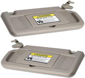 img 4 attached to WEILEITE Left Driver Side And Right Passenger Side Sun Visor Compatible With Honda Civic 2006-2011 Replaces 83230-SNA-A01ZE/83280-SNA-A01ZE (Pair