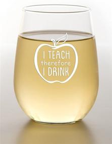 img 2 attached to 🍷 Teacher's Fuel - Hilarious Stemless Wine Glass 15 oz - Perfect Gift for Teachers or Professors - Ideal for Teacher Appreciation