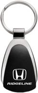 🔑 honda ridgeline black tear drop keychain logo