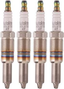 img 2 attached to 🔌 Pack of 4 Autolite HT0-4PK Platinum Spark Plugs with High Thread