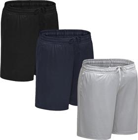 img 4 attached to 🏃 BALENNZ Men's Athletic Shorts: Pockets, Elastic Waistband, Quick Dry Activewear at its Finest!