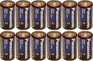 12-pack of panasonic heavy duty d batteries logo