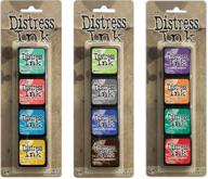🎨 bundle of ranger tim holtz distress mini ink pad kits - #13, #14, and #15 logo