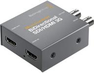 📺 улучшенный двунаправленный микроконвертер sdi в hdmi 3g от blackmagic design с блоком питания логотип