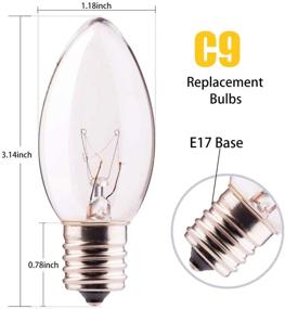 img 3 attached to 🌟 Sunsgne Incandescent Christmas Intermediate Replacement: Enhanced Brightness and Longevity