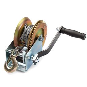 img 3 attached to Segomo Tools HW1600: Heavy-Duty 1600 lbs Manual Hand Winch with Two-Way Ratchet, 32.2ft Long Wire